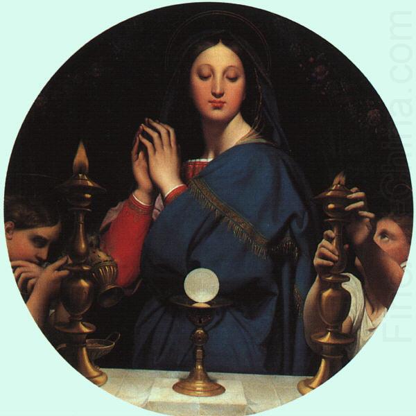 The Virgin with the Host, Jean-Auguste Dominique Ingres